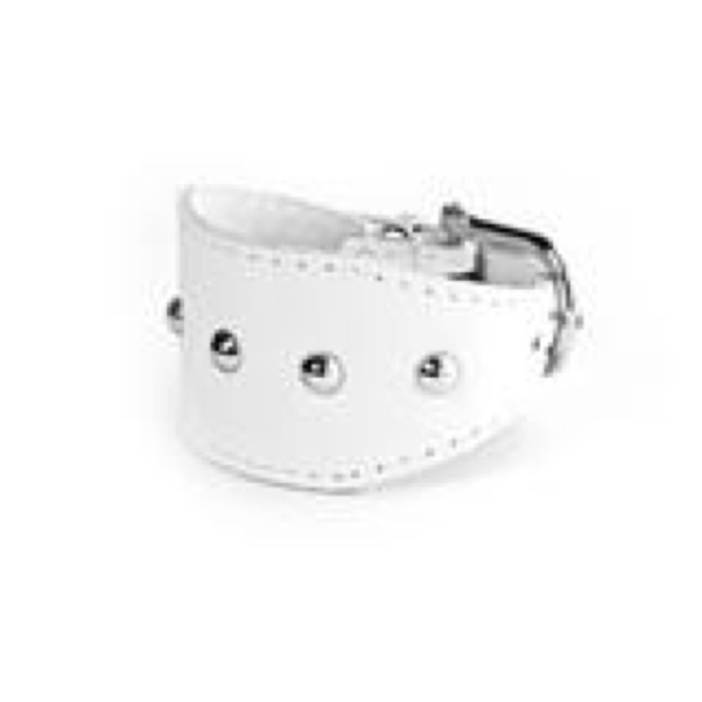 NWT MASSI LEATHER EMBOSSED IN OSTRICH TEDENZA CUFF